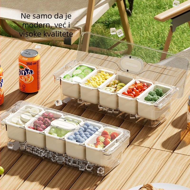 Kutija za čuvanje svježeg voća – plastična, pravokutnog oblika, kapacitet 1–2 l, s jednim slojem, održava svježinu