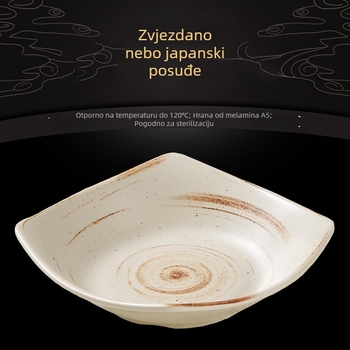 Melaminska zdjela, japanskog stila, okruglog oblika, nije prikladna za mikrovalnu, razni uzorci.