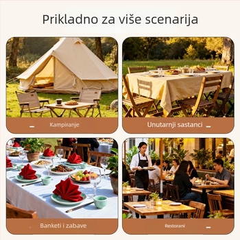 Vanjski jednokratni trodjelni set posuđa: zdjele i štapići od rižine ljuske, kapacitet 350 ml, biološki razgradivo, prehrambene kvalitete