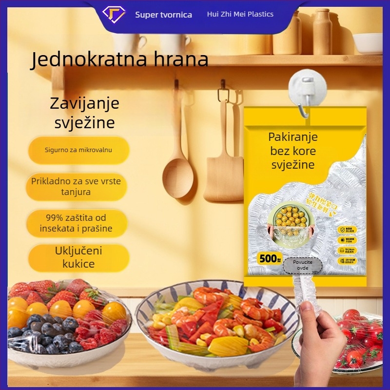 Zidni izvučni poklopac za plastičnu foliju, jednokratna upotreba, plastika za hranu, 12+ komada, zaštita od prašine