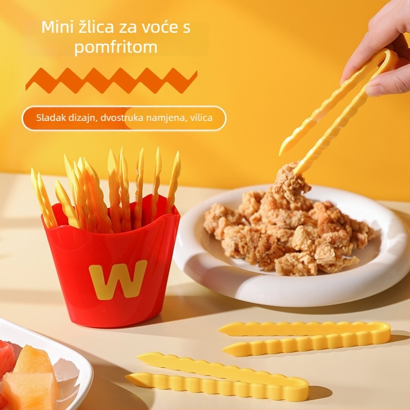 Set vilica za voće s kreativnim stilom, PP+ABS materijal, Late wind marka, za odrasle