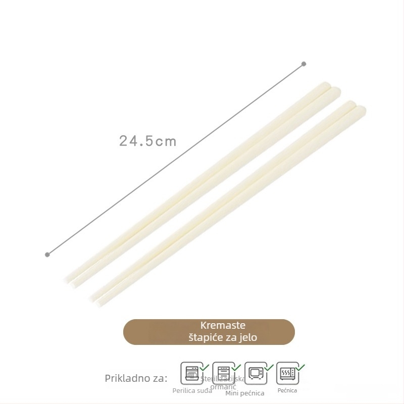 Set keramičkog posuđa od bone china — moderan minimalistički stil, mikrovalna pogodna, s tiskanim logom, brend Chuang Jian