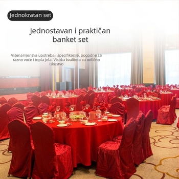 Jednokratni set posuđa — četiri komada, biogradabilan, bez prilagodbe; podrijetlo Kina; stil moderni minimalizam.