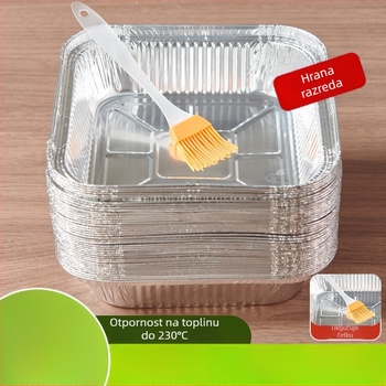 Tava od aluminijske folije za air fryer - materijal: aluminijska folija; kategorija: jednokratna kutija