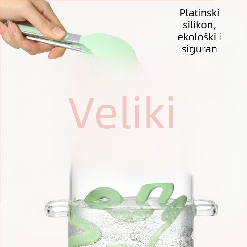 Silikonska podloška za stol za nepravilan oblik, jednofarban uzorak, moderni minimalistički stil, termoizolacijska podloga