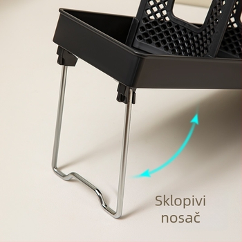 Plastični držač za čaše s mogućnošću savijanja, moderan minimalistički stil, težina 600 g, pakiranje 36 kom