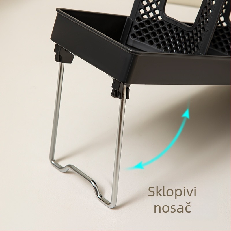 Plastični držač za čaše s mogućnošću savijanja, moderan minimalistički stil, težina 600 g, pakiranje 36 kom