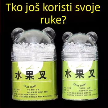 Voćne vilice, jednokratne plastične, pakirane u bočicama i vrećicama, Wangyu premium, moderan jednostavni stil