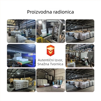 Pravokutna plastična kutija za hranu za dostavu, prozirna, sigurnost hrane, mikrovalna sigurnost, biološki razgradiva, s lončićem za juhu.