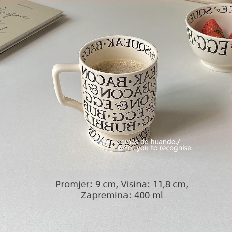 Francuski stil porcelanske posude za jednu osobu: zdjela za tjesteninu i tanjur za salatu, oblik kvartet