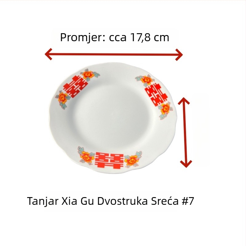 Keramička plosnata tanjura s rubom u obliku lotosa, retro vjetar stil, lagani luksuz retro, bez loga; materijal: keramika, stil: retro vjetar