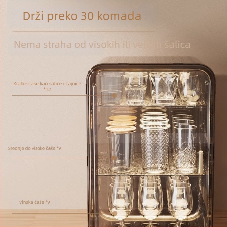 Držač za čaše ASCOR CX1880, plastični, bez bušenja