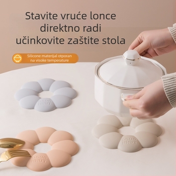 Silikonska toplinska podložnica za stol s karikaturama, nepravilnog oblika (Materijal: Silikon; Toplinska otpornost; Uzorak: Karikatura)