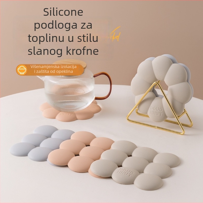 Silikonska toplinska podložnica za stol s karikaturama, nepravilnog oblika (Materijal: Silikon; Toplinska otpornost; Uzorak: Karikatura)