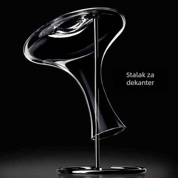 Stalak od nehrđajućeg čelika za obrnuti vinski dekanter – odvod i sušenje