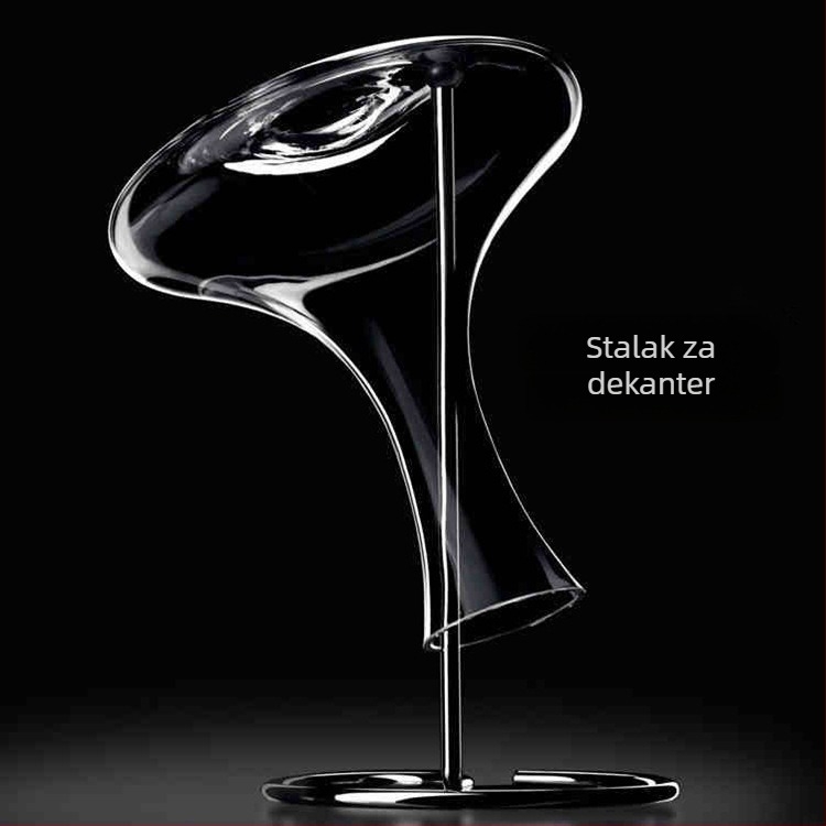 Stalak od nehrđajućeg čelika za obrnuti vinski dekanter – odvod i sušenje