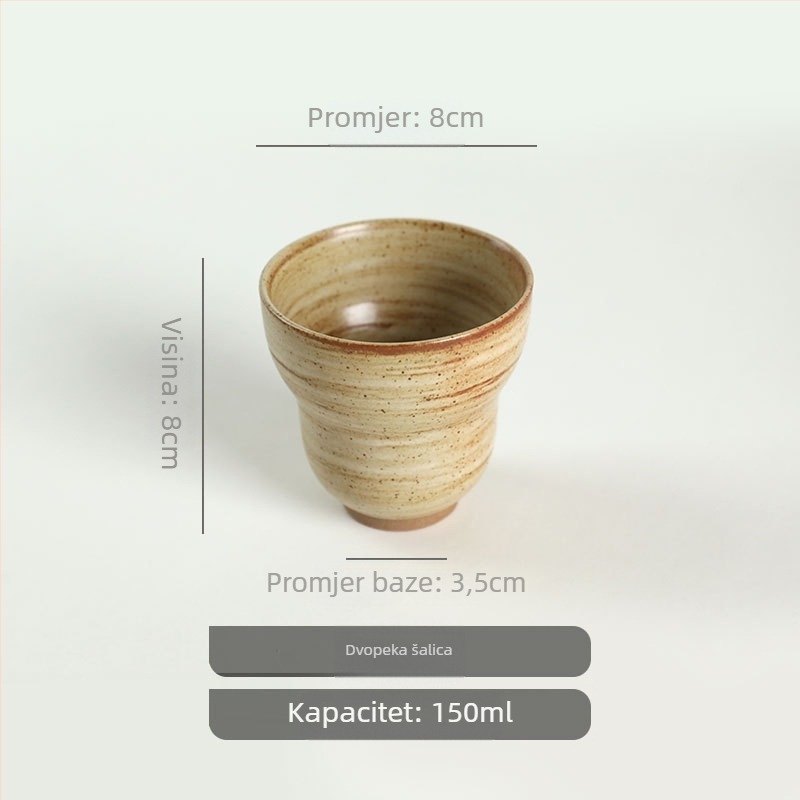 Ceramicni set posuđa: zdjele, tanjuri i pribor, površina ručno oslikana, kružni oblik, mikrovalna pogodna, jednofarbni završni sloj, idealan poklon za useljenje