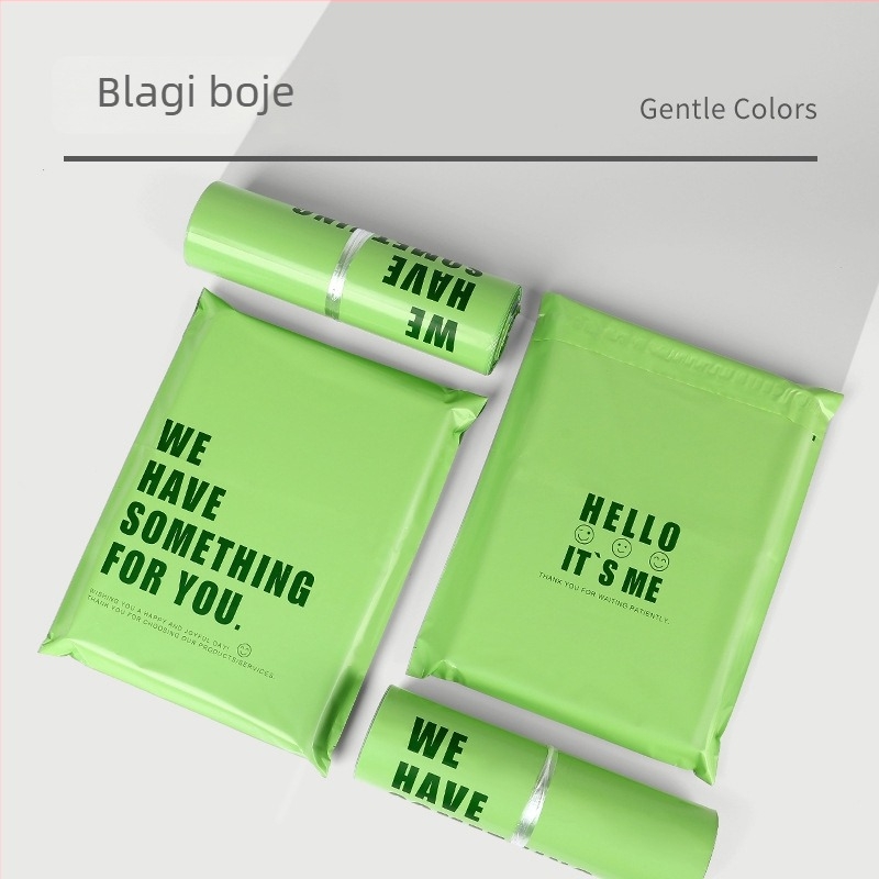 Express vrećica LDPE, debela, samouzavaren s 5 cm zatvaračem, vruće rezanje, otisak loga, za logističko pakiranje