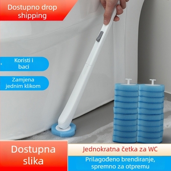 Jednokratna četka za WC – Muller, plastika, moderan stil, privatna etiketa dostupna, bez logotipa