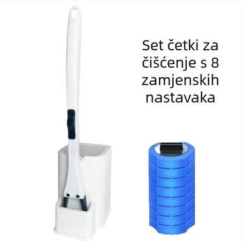 Jednokratna četka za WC – plast, moderan minimalistički stil