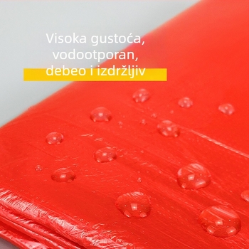 Jednokratni plastični stolnjak, kvadratni, debljina 0,1 mm, pakiranje 10 komada