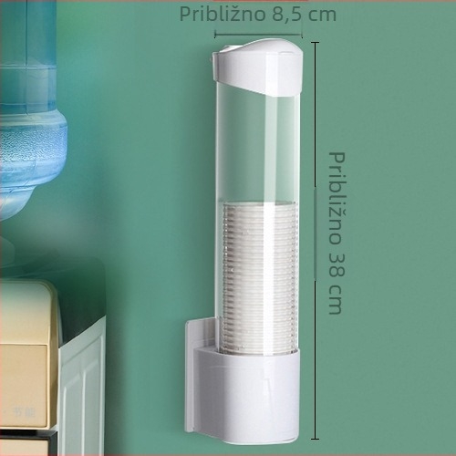 Držač čaša za zid od ABS-a, bez bušenja, moderan minimalistički stil, veličine male/velike