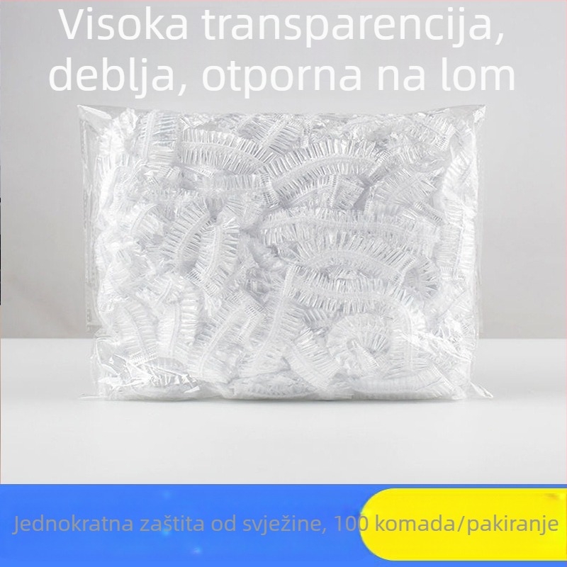 Folia za očuvanje svježine hrane – jednokratna uporaba, kućna uporaba (Brand: YUNQIE; Materijal: PE; 1 kom; Pakiranje: 100 vrećica/kutija; Rok trajanja: 36 mjeseci)