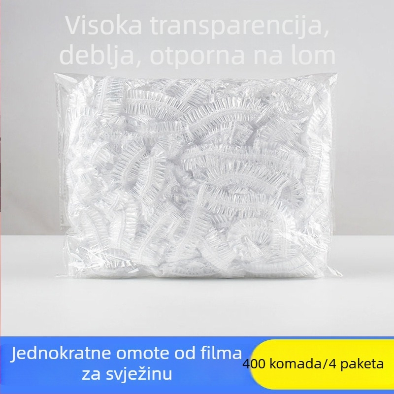 Folia za očuvanje svježine hrane – jednokratna uporaba, kućna uporaba (Brand: YUNQIE; Materijal: PE; 1 kom; Pakiranje: 100 vrećica/kutija; Rok trajanja: 36 mjeseci)