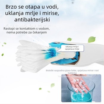 Zamjenska glava četke za zahod, jednokratna, plastična, 12 kom, moderan jednostavan stil – Xuan Xuan baby