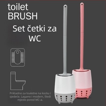 Set četki za WC-a s dugom drškom, temeljito čišćenje svih kutova (plastika • Morning Child • Zhejiang • masovno pakiranje • proljeće 2020)