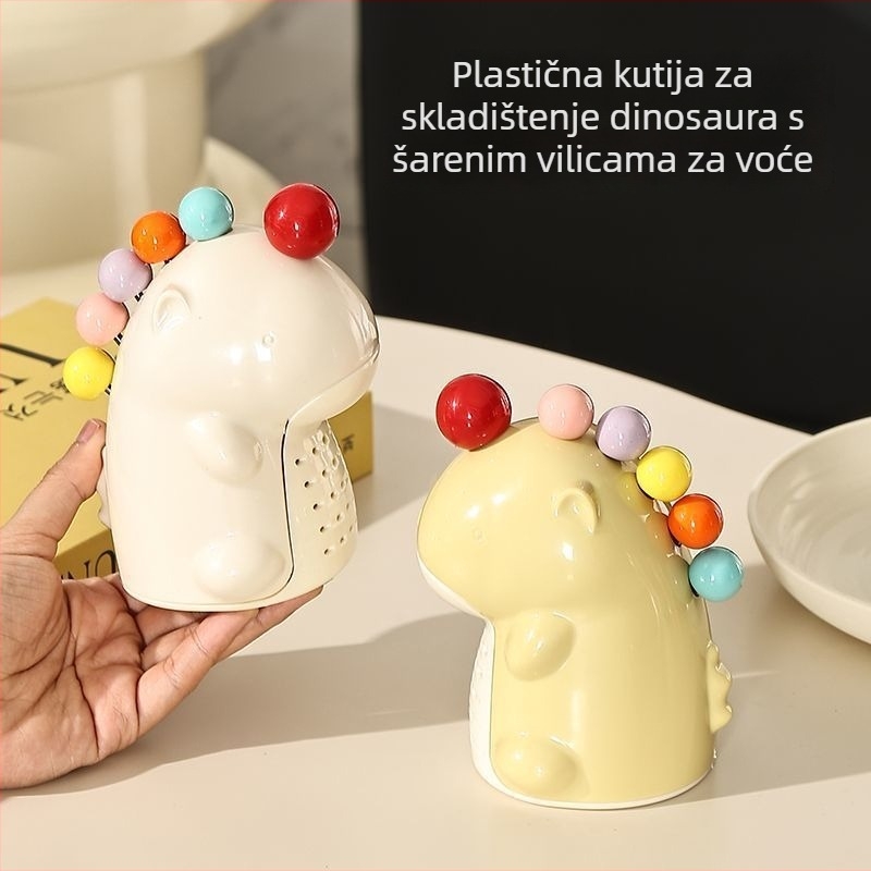 Dječje vilice za voće – plastične, karikaturalan uzorak, svježi i sladak stil