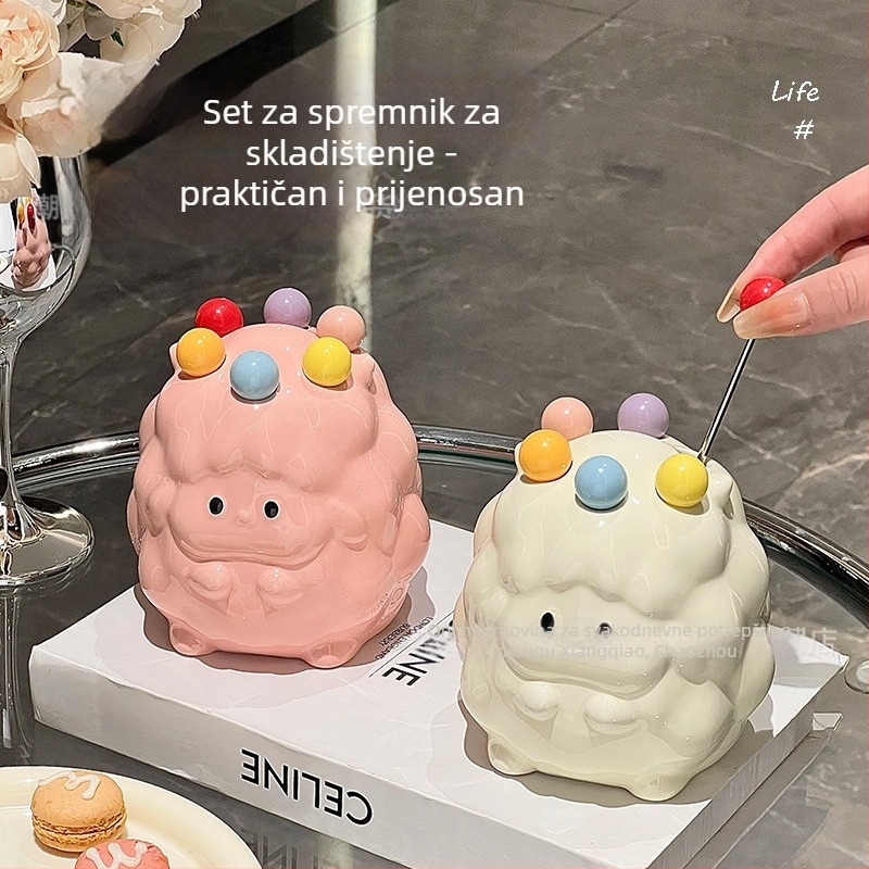 Set vilica za voće - keramički materijal, za odrasle, svjež i sladak stil