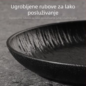 Činija za kosti, plastična, kružnog oblika, modernog minimalističkog stila, mogućnost otiska logotipa i prilagodbe.