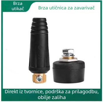 Utičnica konektora za električni zavarivač, brzi spoj od čistog bakra, model DKJ10-2535-50-70