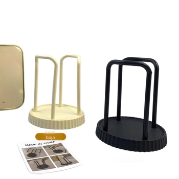 Držač čaša, plastični, moderni minimalistički stil, bez bušenja, težina 50 g, paket 1 kom.