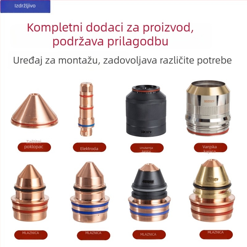 RPX300 Skup mlaznica za plazma rezanje s zaštitnom kapicom elektroda i potrošnim materijalima, 130-300 A