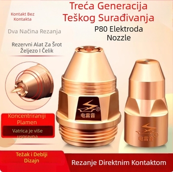 P80 plazma mlaznica za Electric Thunder Sound – ovlaštena privatna marka – Podrijetlo Kina