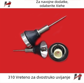 Dijelovi za uvijanje tekstilnog stroja: za kemijska vlakna, 310 vretena, statična čaša Bakelit