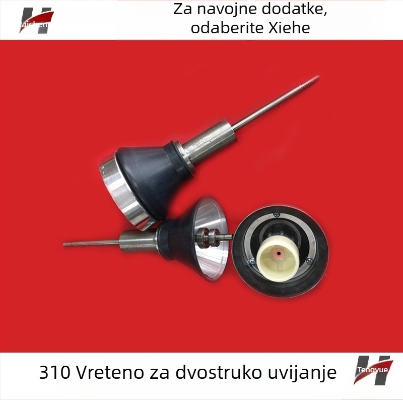 Dijelovi za uvijanje tekstilnog stroja: za kemijska vlakna, 310 vretena, statična čaša Bakelit