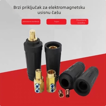 Kabelski konektor za zavarivanje od čistog bakra, muški i ženski, brzi priključak DKJ-35/50/70/95-1