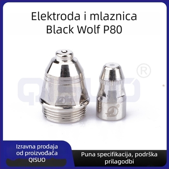 P80 plazma duza za rezanje, bakrena elektroda, pribor za zavarivački plamenik, 100 A