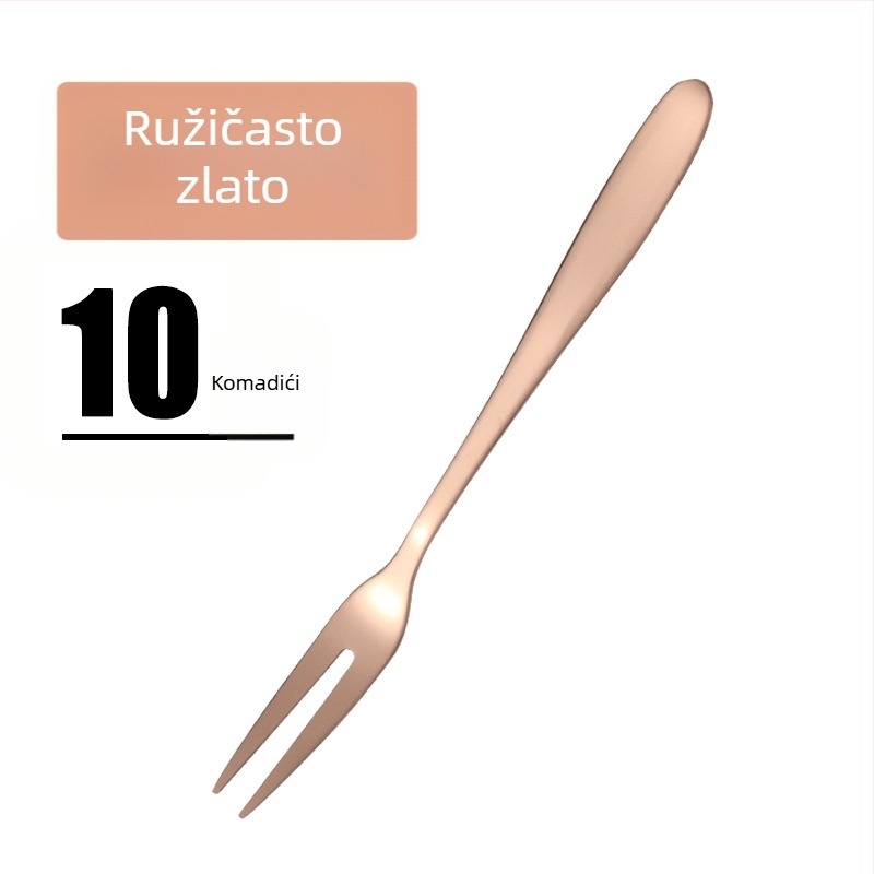 Set vilica za voće od 304 nehrđajućeg čelika, europski stil, za djecu, jednostavan stil