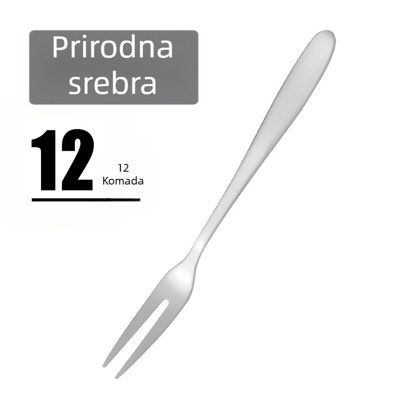 Set vilica za voće od 304 nehrđajućeg čelika, europski stil, za djecu, jednostavan stil