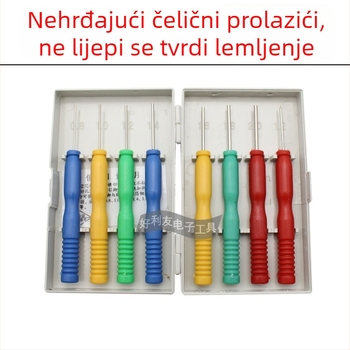 ONLYOU Nehrđava čelika igla s šupljim jezgrom za uklanjanje IC-a i izolirano zavarivanje, duljina 9,3 cm, konstrukcija od nehrđajućeg čelika i plastike