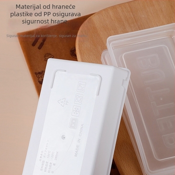 Kutija za maslac s nožem za rezanje i poklopcem, PP materijal
