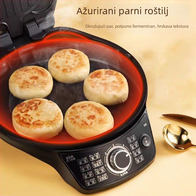 Supor električna griddla za kućnu upotrebu, dvostrano zagrijavanje, 1500W, 220V, 50Hz, mehanička kontrola