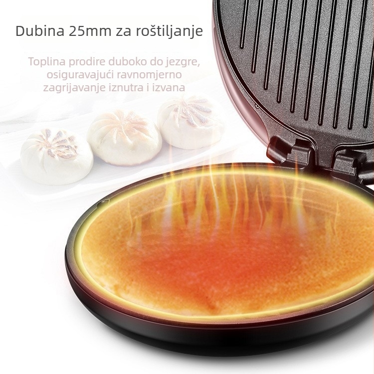 Supor Električni tiganj za palačinke JJ34A50 s dvostrukim grijanjem, 1500W, 220V, 50Hz