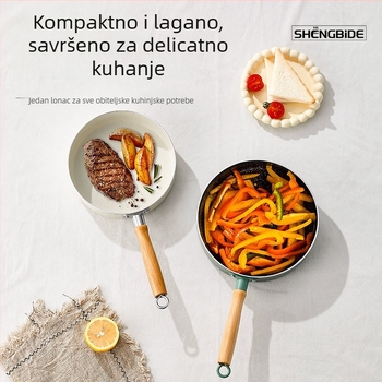 Neprijanjajuća višenamjenska tava za palačinke, crepes, omletu, steak i ploče Mille-feuille