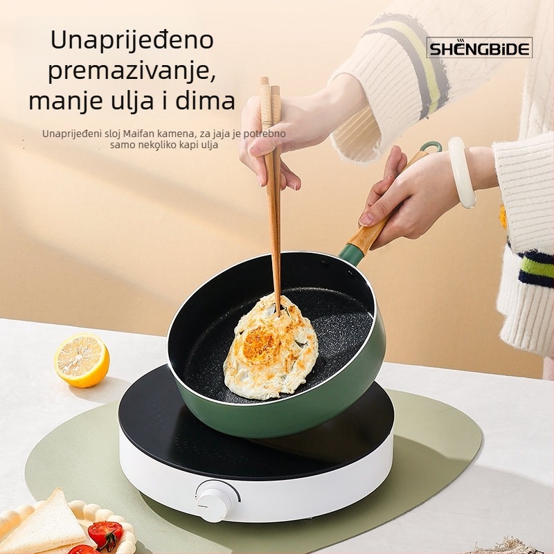 Neprijanjajuća višenamjenska tava za palačinke, crepes, omletu, steak i ploče Mille-feuille