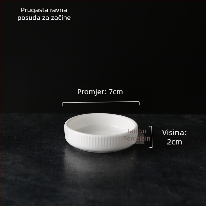 Set posuđa za hotel s logotipom (porcelan; Novi kineski stil; Marka Plain Glow Ceramic; Ispis logotipa; Prilagodba)